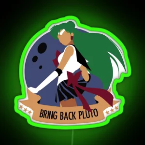 Bring Back Pluto RGB Neon Sign