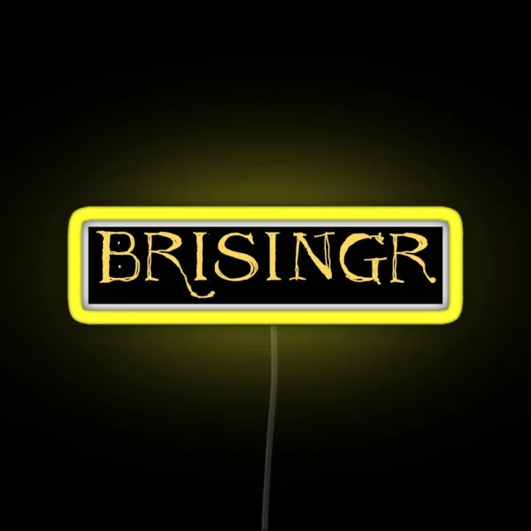 Brisingr Eragon The Inheritance Cycle RGB Neon Sign