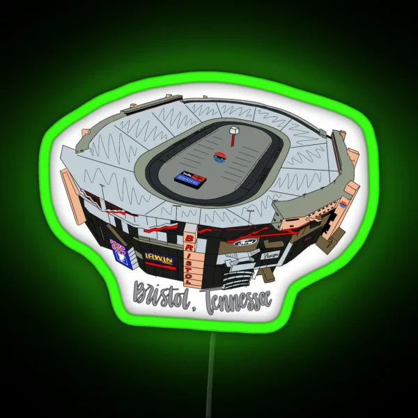 Bristol Motor Speedway Led RGB Neon Sign