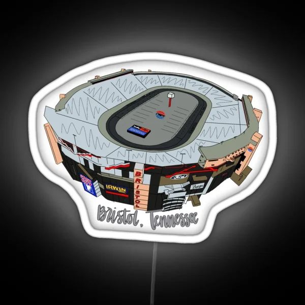 Bristol Motor Speedway Led RGB Neon Sign