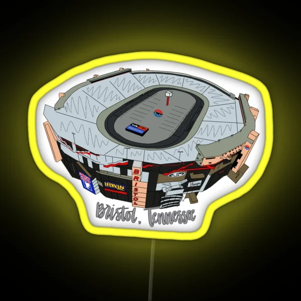 Bristol Motor Speedway Led RGB Neon Sign