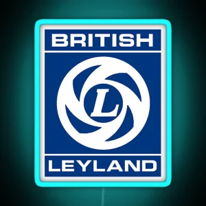 British Leyland Logo RGB Neon Sign