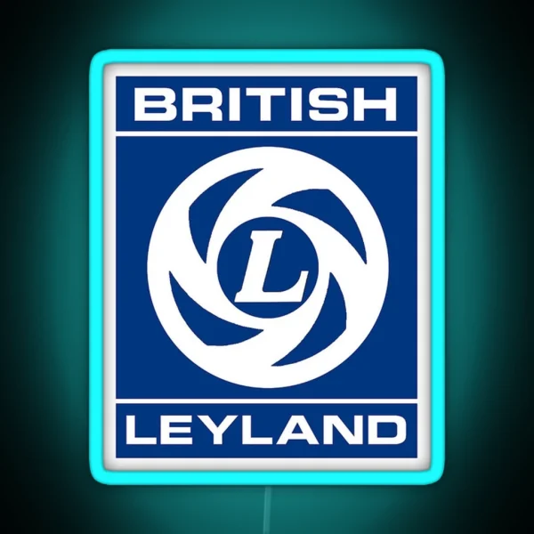 British Leyland Logo RGB Neon Sign