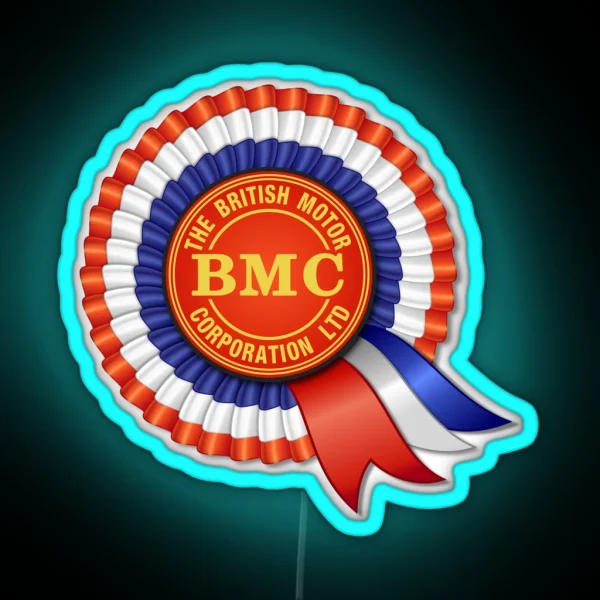 British Motor Corporation BMC Rosette RGB Neon Sign