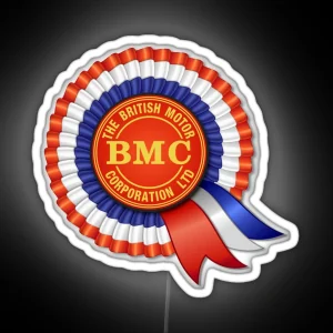 British Motor Corporation BMC Rosette RGB Neon Sign