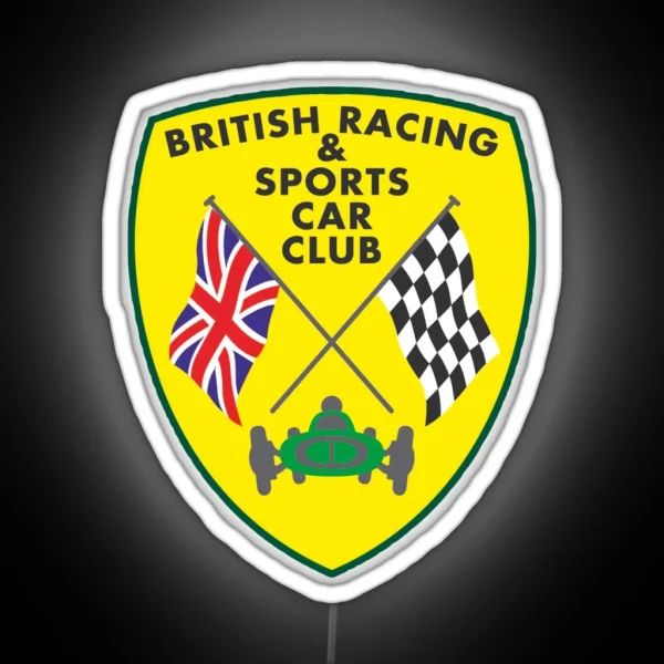 British Racing And Sports Car Club RGB Neon Sign