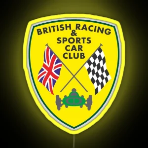 British Racing And Sports Car Club RGB Neon Sign