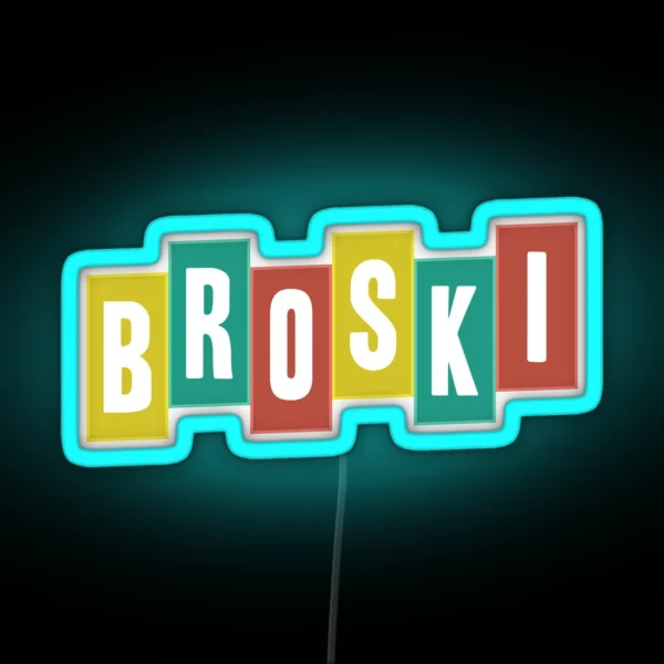 Brittany Broski Graphic RGB Neon Sign