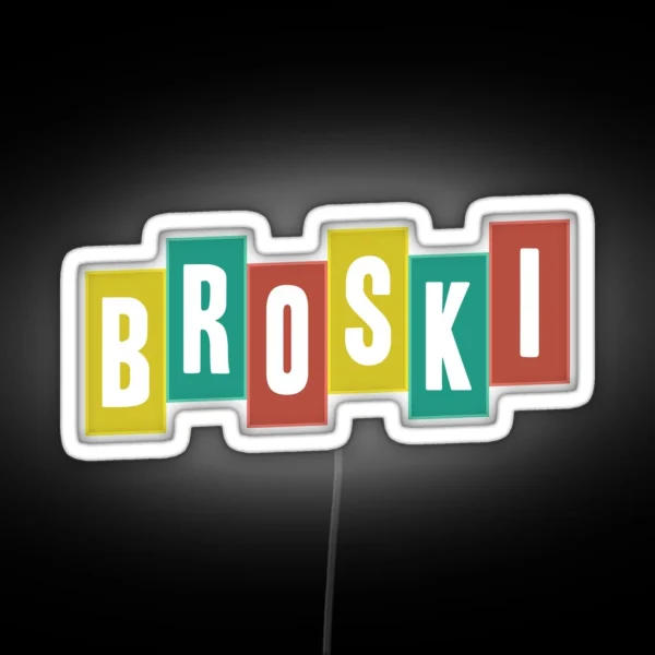 Brittany Broski Graphic RGB Neon Sign