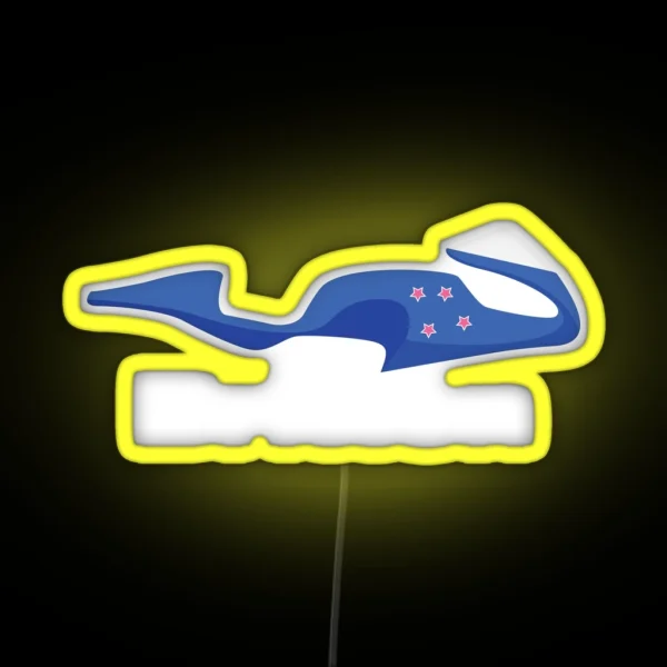 Britten V1000 Top Fairing With Logo RGB Neon Sign