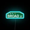 Broad Street RGB Neon Sign - Image 3