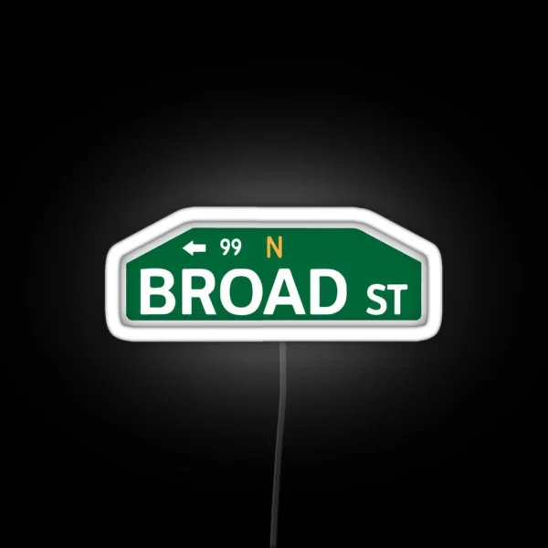 Broad Street RGB Neon Sign