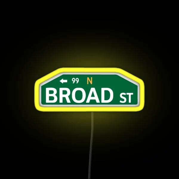 Broad Street RGB Neon Sign