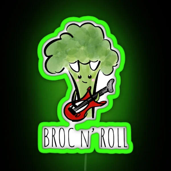 Broc N Roll RGB Neon Sign