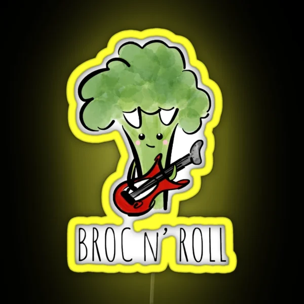 Broc N Roll RGB Neon Sign