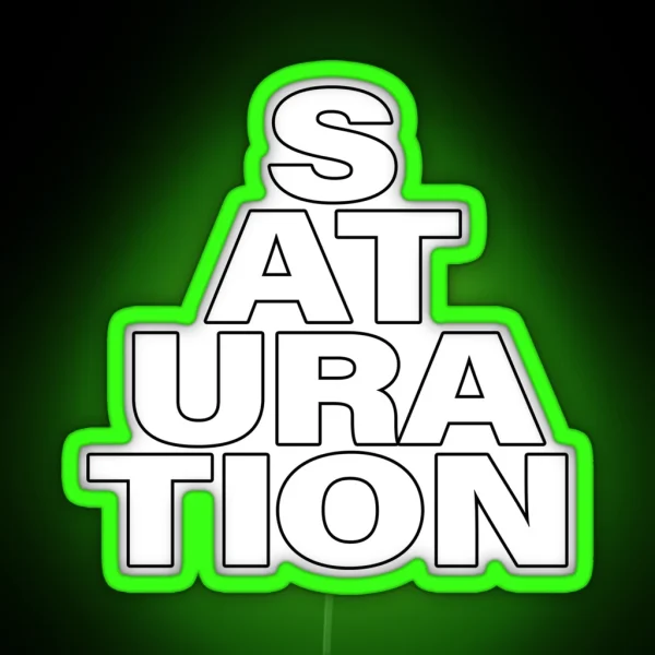 BROCKHAMPTON SATURATION RGB Neon Sign