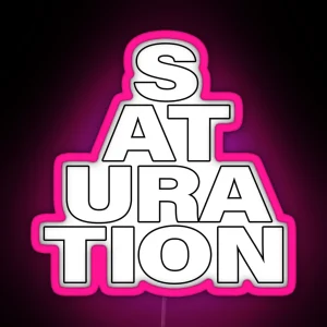 BROCKHAMPTON SATURATION RGB Neon Sign