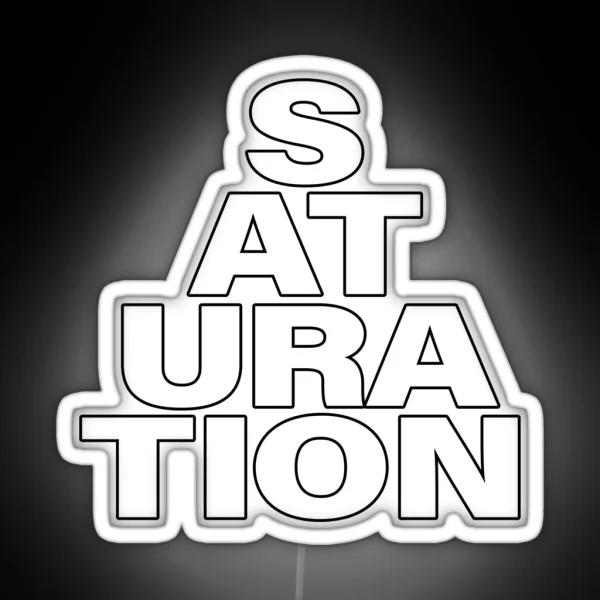 BROCKHAMPTON SATURATION RGB Neon Sign