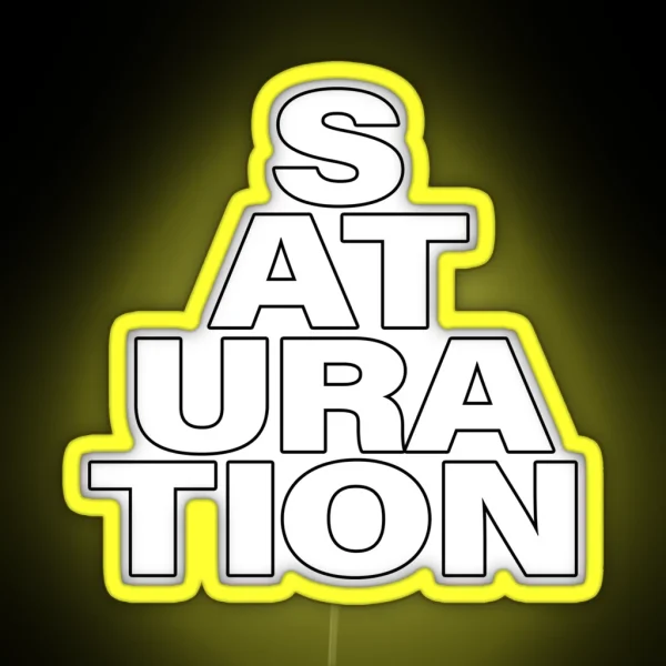 BROCKHAMPTON SATURATION RGB Neon Sign