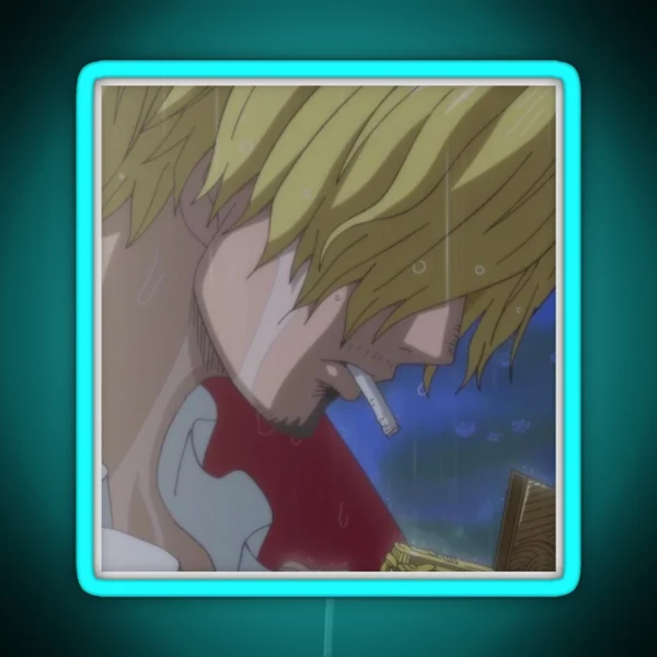 Broken Sanji RGB Neon Sign