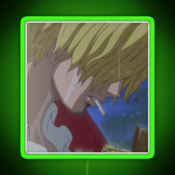 Broken Sanji RGB Neon Sign