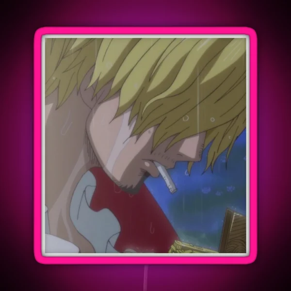 Broken Sanji RGB Neon Sign