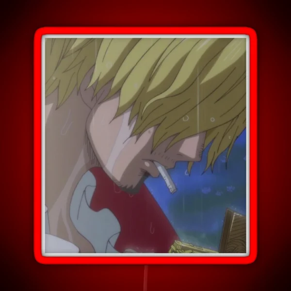 Broken Sanji RGB Neon Sign