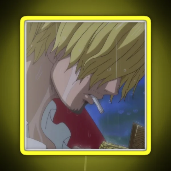 Broken Sanji RGB Neon Sign