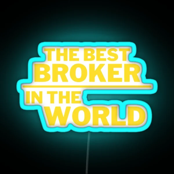 Broker RGB Neon Sign