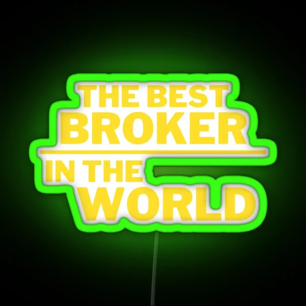 Broker RGB Neon Sign