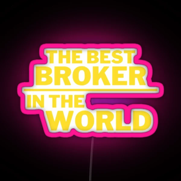 Broker RGB Neon Sign