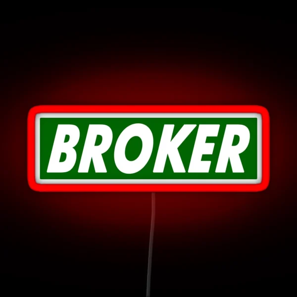 BROKER RGB Neon Sign