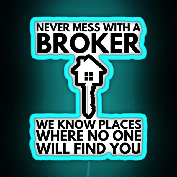 Broker RGB Neon Sign