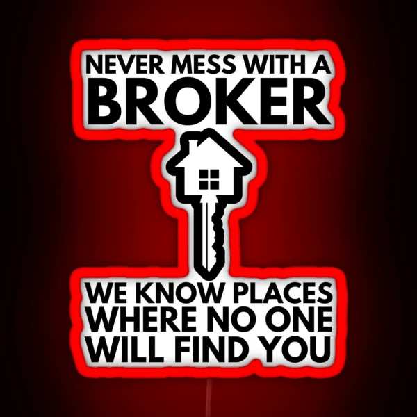 Broker RGB Neon Sign