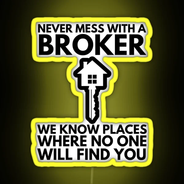Broker RGB Neon Sign