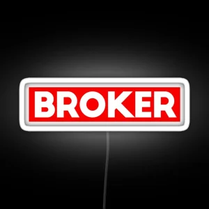 BROKER RGB Neon Sign