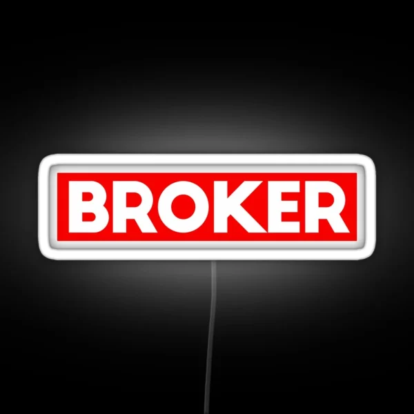 BROKER RGB Neon Sign