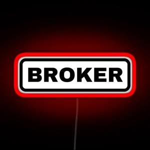 Broker RGB Neon Sign