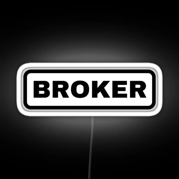 Broker RGB Neon Sign