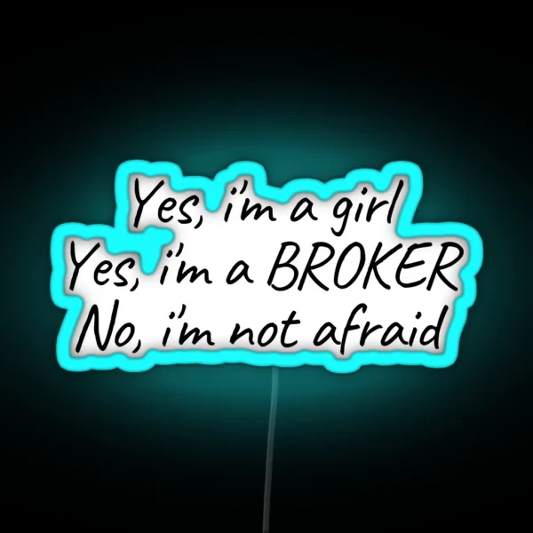 Broker RGB Neon Sign
