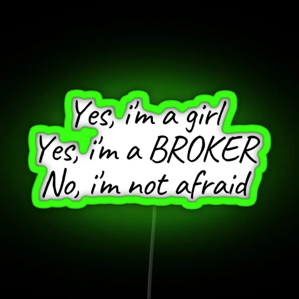 Broker RGB Neon Sign
