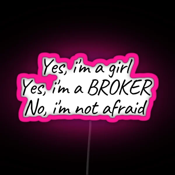 Broker RGB Neon Sign