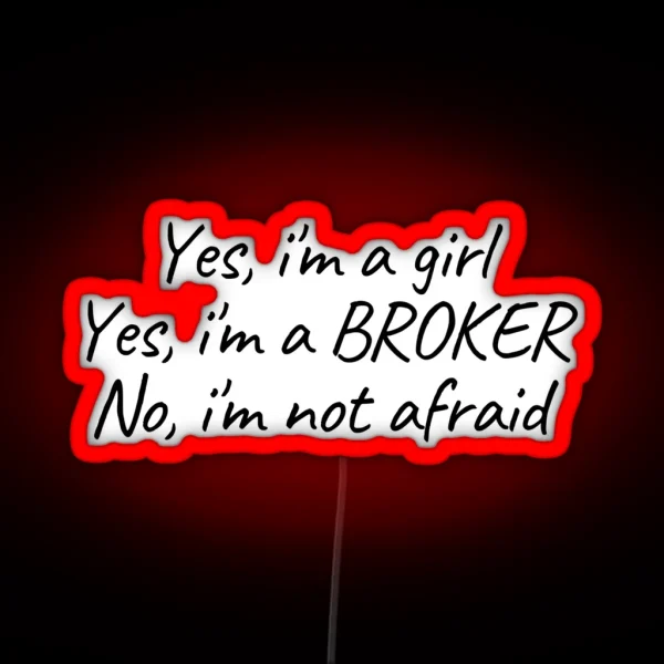 Broker RGB Neon Sign