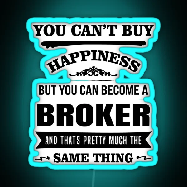 BROKER RGB Neon Sign