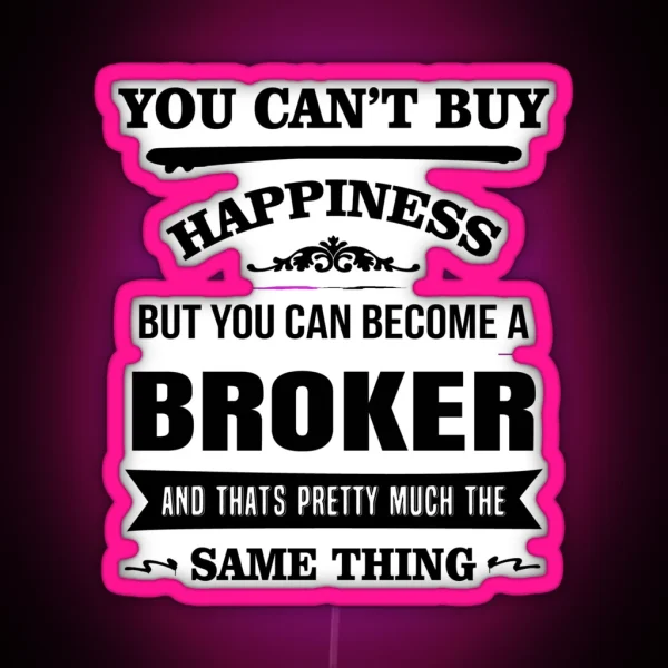 BROKER RGB Neon Sign
