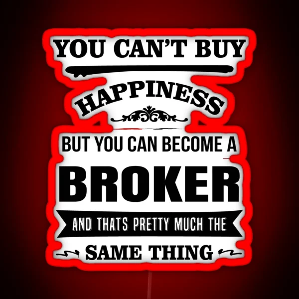 BROKER RGB Neon Sign