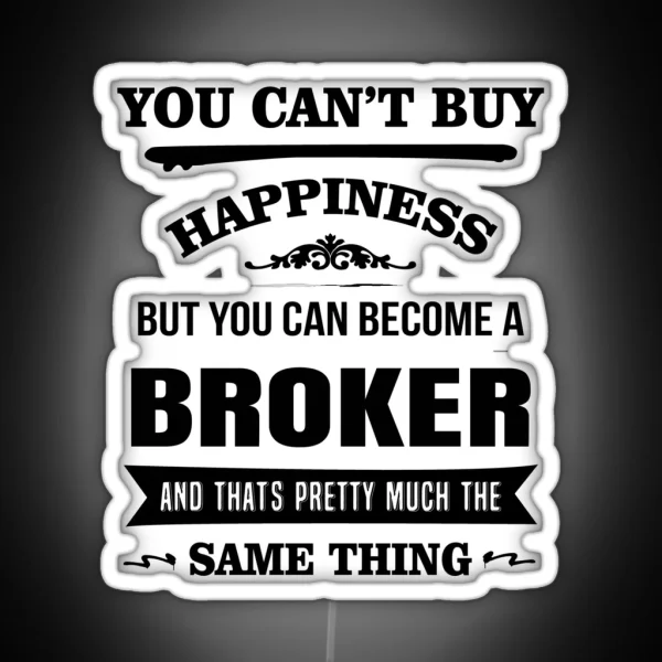 BROKER RGB Neon Sign