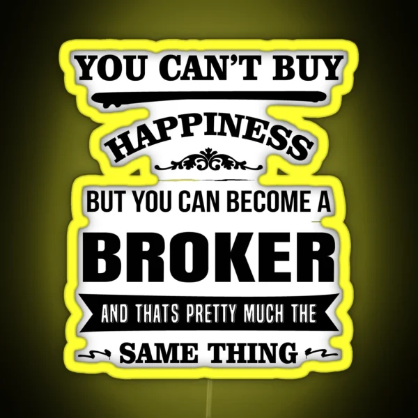 BROKER RGB Neon Sign