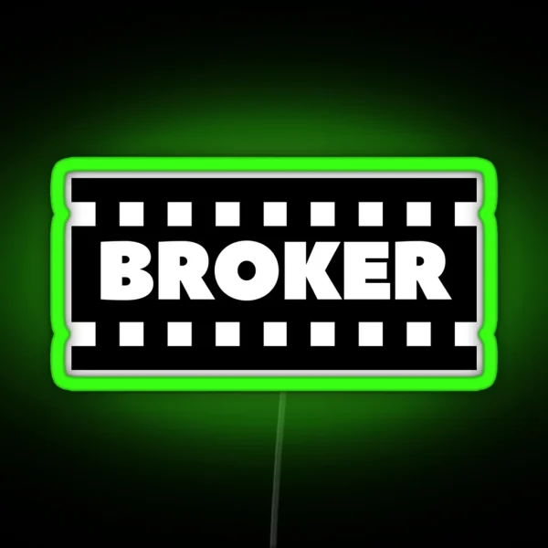 Broker RGB Neon Sign