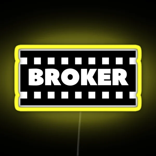 Broker RGB Neon Sign